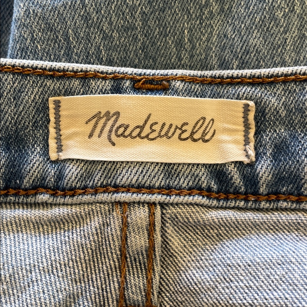 Madewell The Perfect Vintage Wide-Leg Crop Jean in Catlin Wash 32 - Picture 7 of 8